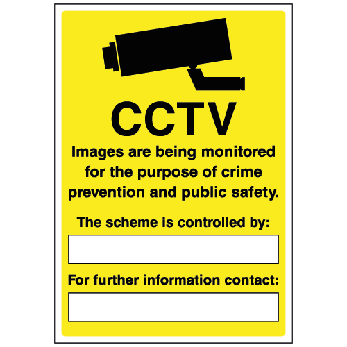 CCTV GDPR sign Ref cctv1 Safety Sign Warehouse