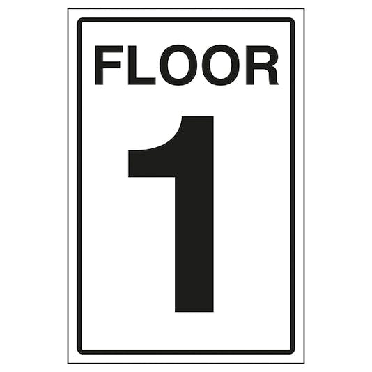Floor Level 1 sign Ref st8 Safety Sign Warehouse