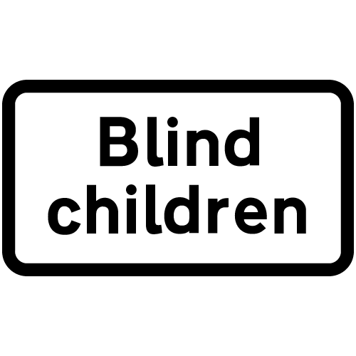 Blind Children suppl. Diag 547.7v8 – Safety Sign Warehouse