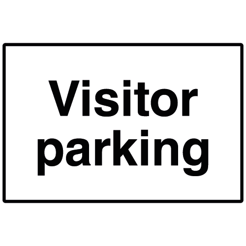 Visitor Parking sign Ref cp57 Safety Sign Warehouse